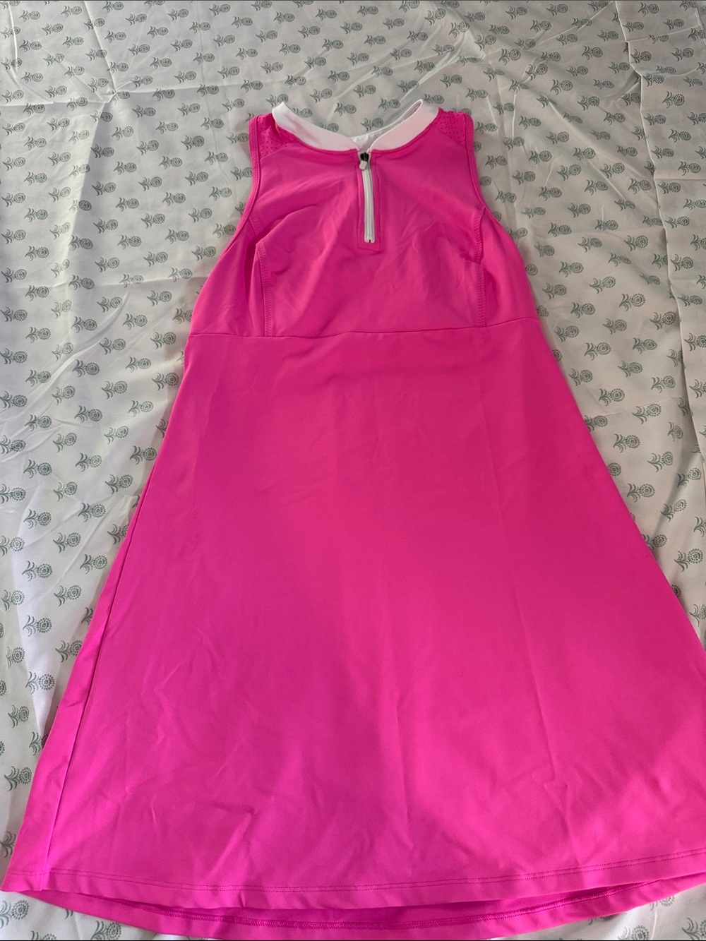 Fila Bright Pink Athletic Dress with White Trim